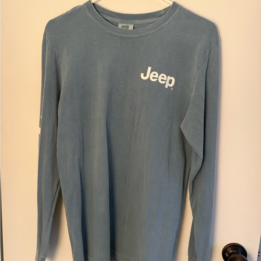 Jeep Classic Blue Long Sleeve Tee